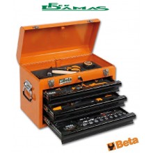 CASSETTIERA PORTATILE BETA 3 CASSETTI + ASSORTIMENTO 159 UTENSILI IN VASSOIO "EVA" ART. 2200E/21
